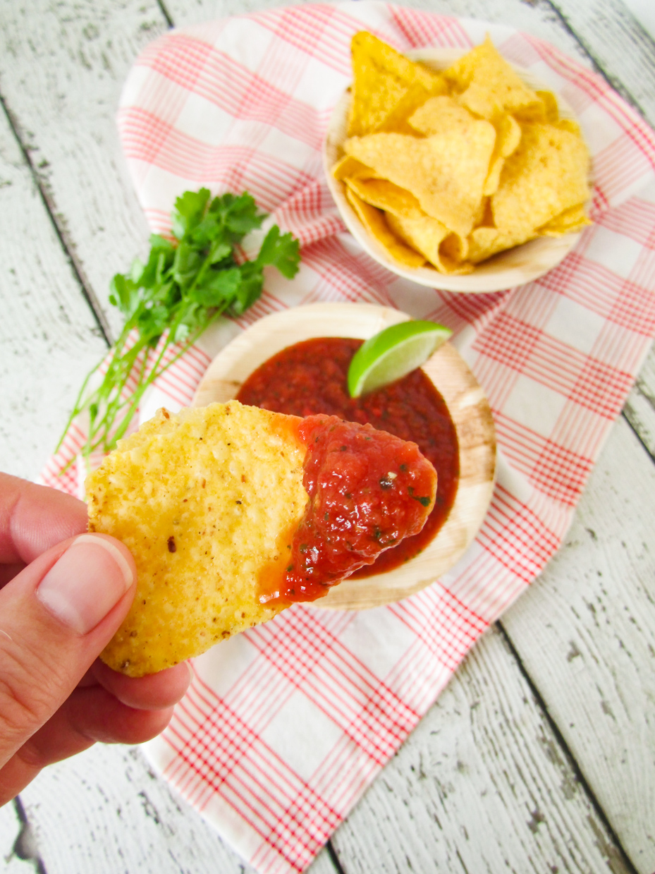 Verrassend Salsa dip voor bij de tortilla chips, lekker als snack AX-92